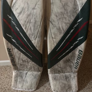 Cam Talbot Large 2021 Bauer Hyperlite Goalie Leg Pads Pro Stock (Used)