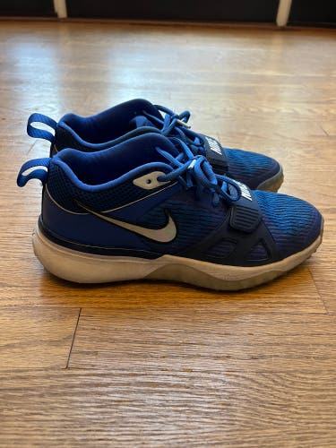 Blue Men's Size M 8.0 (W 9.0) Adult Nike Air Zoom Diamond Elite Low Top Turf Cleats (Used)