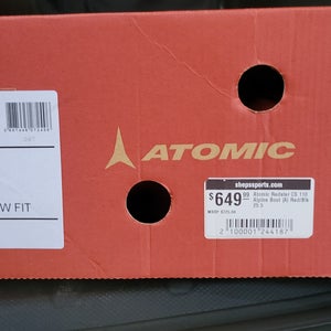 Mondo 25 & 25.5 Unisex Atomic All Mountain Redster Club Sport 110 Ski Boots Medium Flex (Used)