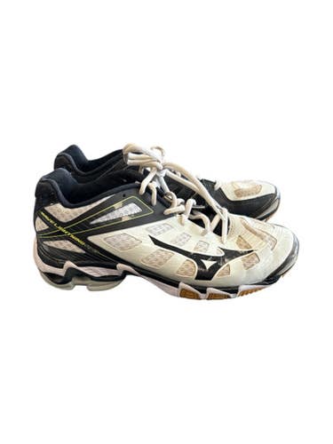Used Mizuno VB Shoes Adult White Senior 8.5 11862-S000089894