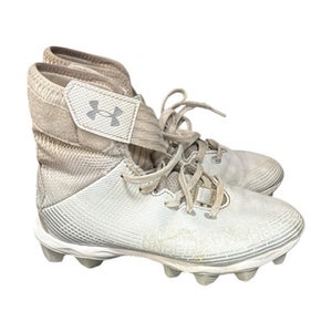 Used Under Armour Jr FB Cleats White Junior 05 11862-S000089328