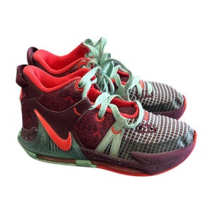 Used Nike Basketball Shoes Y Maroon Junior 03.5 11862-S000089421