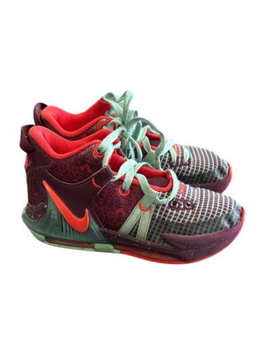Used Nike Basketball Shoes Y Maroon Junior 03.5 11862-S000089421