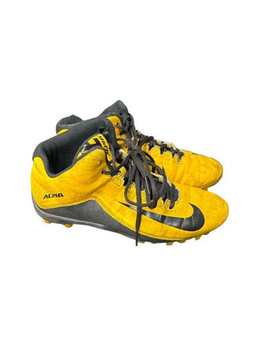 Used Nike BLK/YEL 725230-700 Jr FB Cleats Black And Yellow Junior 06 11862-S000089595