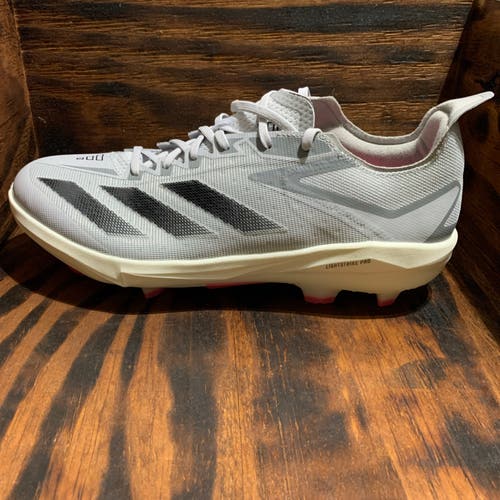 Adidas Adizero Baseball Cleats Mens Sz 13 Electric+ TPU Lucid Pink Gray ID0942