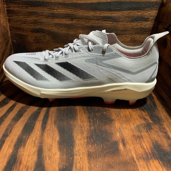 Adidas Adizero Baseball Cleats Mens Sz 13 Electric+ TPU Lucid Pink Gray ID0942