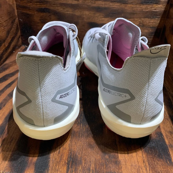 Adidas Adizero Baseball Cleats Mens Sz 13 Electric+ TPU Lucid Pink Gray ID0942 Adidas Adizero Electric+ TPU Baseball Cleats Lucid Pink Gray  main image 3