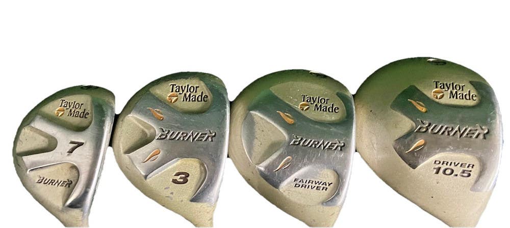 TaylorMade Burner Wood Set 1W, Fwy Driver, 3W, 7W RH L-60 Bubble Ladies Graphite
