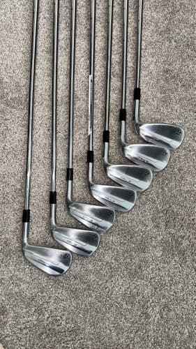 Men's 2025 TaylorMade TaylorMade 2025 P790 Right Handed Iron Set Stiff Flex Steel Shaft (New)