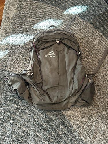 Gregory Maya 16 Backpack Grey Outdoors Hiking Trek Adjustable Hydration Pocket