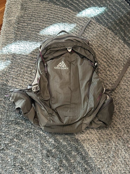 Gregory Maya 16 Backpack Grey Outdoors Hiking Trek Adjustable Hydration Pocket