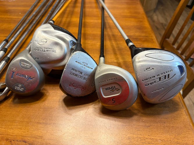 Men's Alien Golf Right Handed Iron Set Regular Flex Graphite/Steel Shaft (Used)