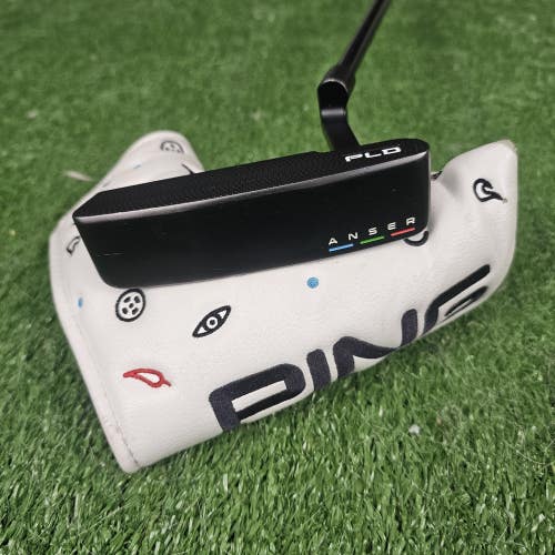 Ping PLD Milled Anser Blade Putter Matte Black Graphite Right Handed With HC 35"