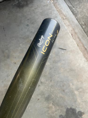 2024 Rawlings Icon Composite BBCOR Certified Bat (-3) 27 oz 32" (Used)