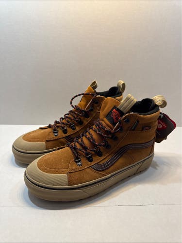 New Vans Sk8 Hi MTE DR Waterproof Glazed Ginger Brown Men’s 8.5