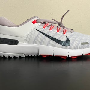 Nike Free Golf NN Shoe Men's Size 9.5 FN0332-100 NWT Summit White Black