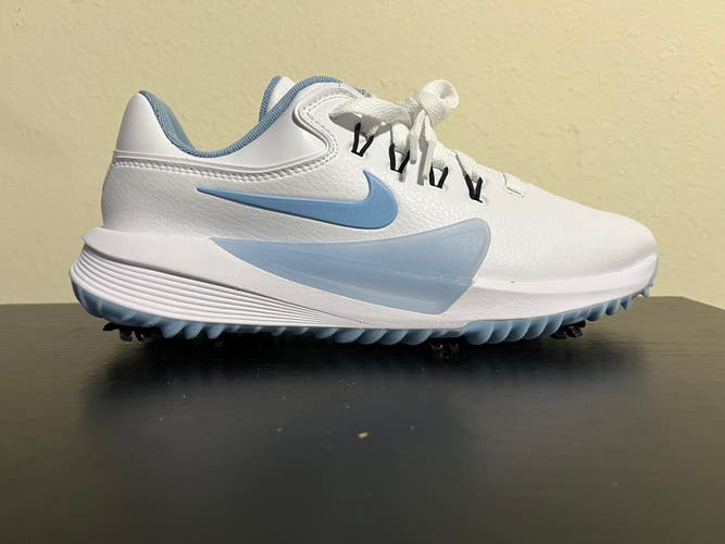 Nike Victory Pro 4 Golf Shoes Men's Size 9 White Psychic Blue FZ7611-101