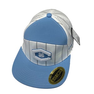 NEW Black Clover Live Lucky Jordan Flatbill White/Carolina Blue Adjustable