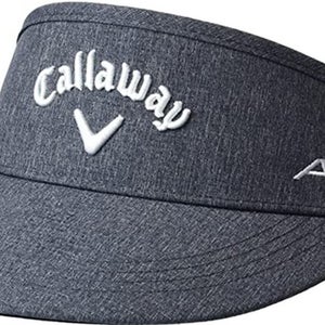 NEW 2023 Callaway Golf High Crown Tour Authentic Heather Gray Adjustable Visor