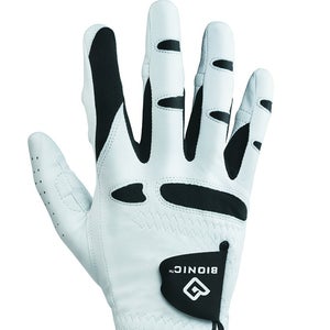 Bionic Stable Grip Golf Glove Natural Fit (Men's White, Left, SMALL) NEW