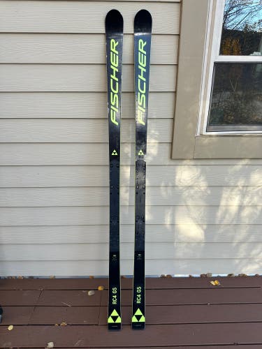 Fischer RC4 World Cup GS 188 cm Racing Skis Without Bindings (Used)