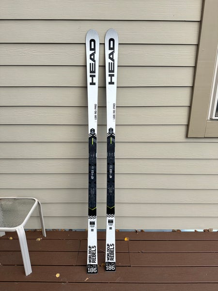 HEAD World Cup Rebels i.GS RD 186 cm Racing Skis Without Bindings (Used)