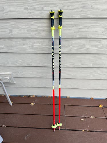 42in (105cm) Leki World Cup Lite SL Racing Ski Poles (Used)