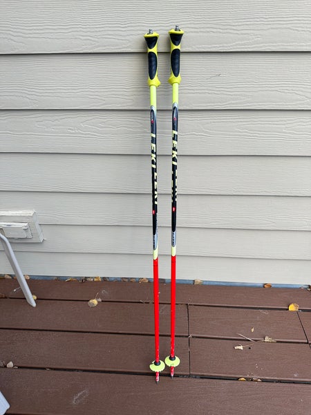 42in (105cm) Leki World Cup Lite SL Racing Ski Poles (Used)
