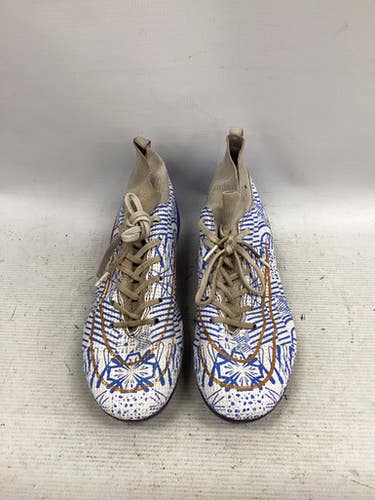 Used Nike Soccer Cleats Carolina Blue And White Senior 8.5 11851-S000039014