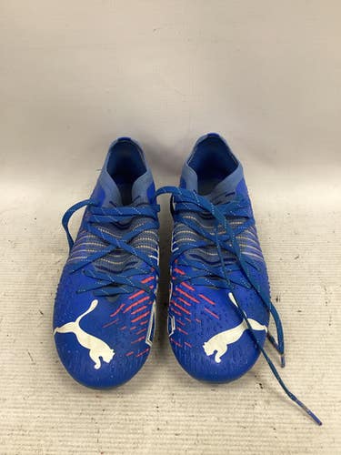 Used Puma Soccer Cleats Royal Blue Senior 5.5 11851-S000039016