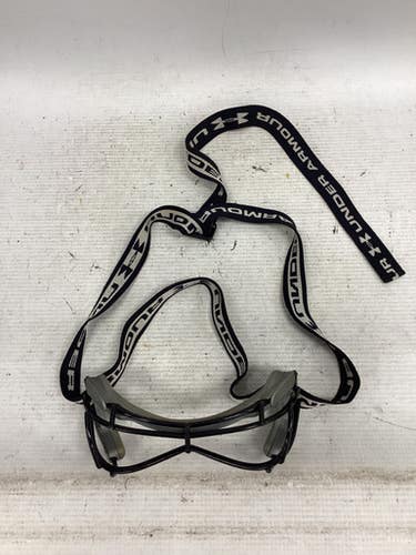 Used Under Armour GOGGLES Lacrosse Facial Protect Black Senior 11851-S000039034