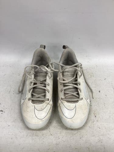 Used Nike LAX Cleats Womens White Senior 5 11851-S000039036