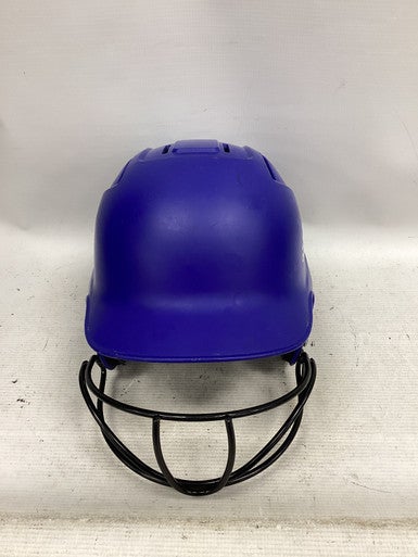 Used Adidas CLIMA COOL Batting Helmet w/Mask Navy Blue One Size 11851-S000039088
