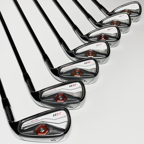 Taylormade R11 Iron Set 5-9, PW, AW Right Handed Stiff Flex Graphite Shafts