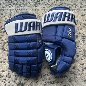 **LIKE NEW** Toronto Maple Leafs Colorway Warrior Dynasty AX1 Gloves 13"