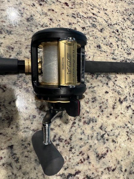 Shimano TLD Two-Speed A Model Conventional Reel - High speed:3.5:1 Low speed: 1.4:1