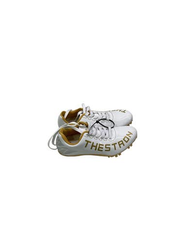 Used THESTRON SIZE 4 TRACK SPIKES Running/X-Train Shoes Y White Junior 04 11347-S000257700