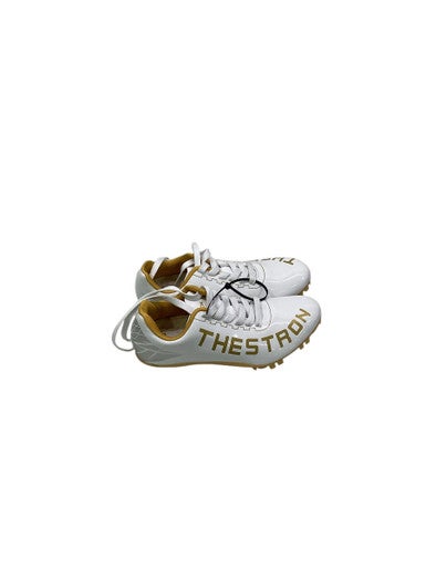 Used THESTRON SIZE 4 TRACK SPIKES Running/X-Train Shoes Y White Junior 04 11347-S000257700