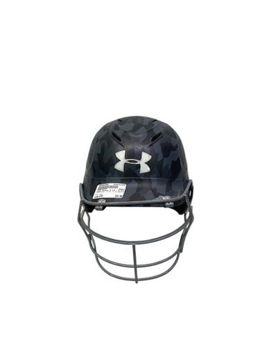 Used Under Armour 5 7/8 - 6 3/4 UABH110 Batting Helmet w/Mask Grey S/M 11347-S000257690
