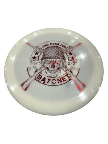 Used Lone Star Disc PEACE SKELETON BAYONET Disc Golf Driver White 11347-S000257683