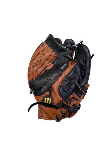 Used Wilson EASY CATCH KIDS GLOVE BB/SB Glove RH Throw Brown 9" 11347-S000257688