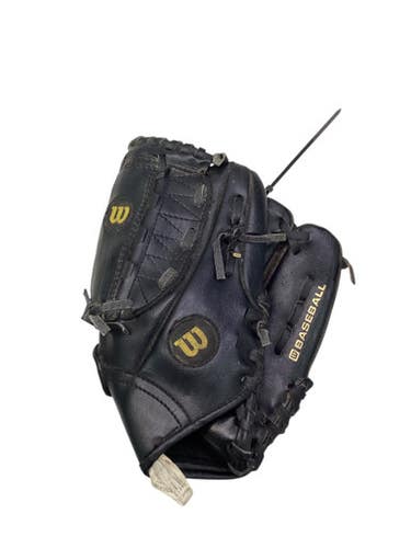 Used Wilson A200 10.5 INCH GLOVE BB/SB Glove RH Throw Black 10 1/2" 11347-S000257691