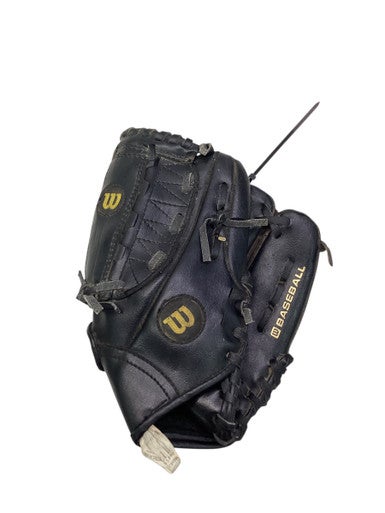 Used Wilson A200 10.5 INCH GLOVE BB/SB Glove RH Throw Black 10 1/2" 11347-S000257691
