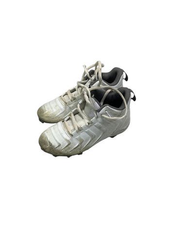 Used Athletic Works WHITE AND GREY BB/SB Cleats Grey And White Junior 01 11347-S000257664