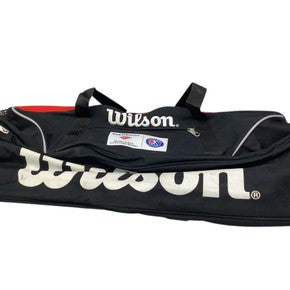 Used Wilson BLK/RED CARRY BAG BB/SB Player Carry Bag Black And Red 11347-S000257665