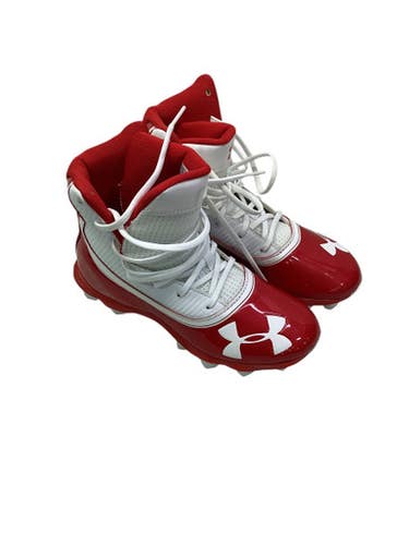 Used Under Armour Adult FB Cleats Red Senior 4 11347-S000257650