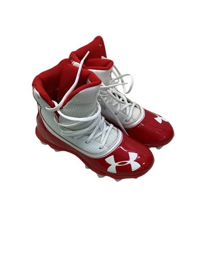 Used Under Armour Adult FB Cleats Red Senior 4 11347-S000257650
