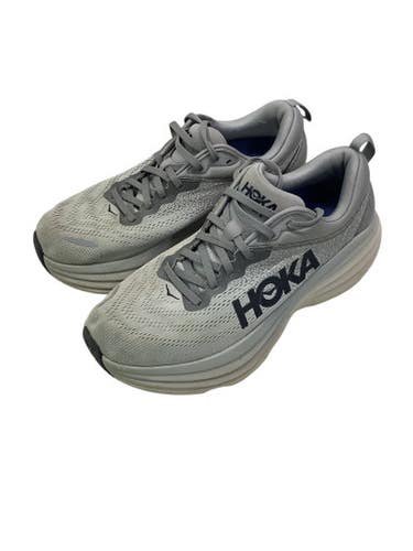 Used Hoka BONDI 8 Running/X-Train Shoes M Grey Senior 9 11347-S000257648