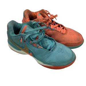Used Nike LEBRON PINK/LIGHT BLUE Basketball Shoes M Coral Senior 12 11347-S000257647
