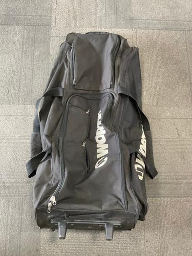 Used Worth WHEELED CATCHERS BAG BB/SB Team Catcher Bag Black 11614-S000223680